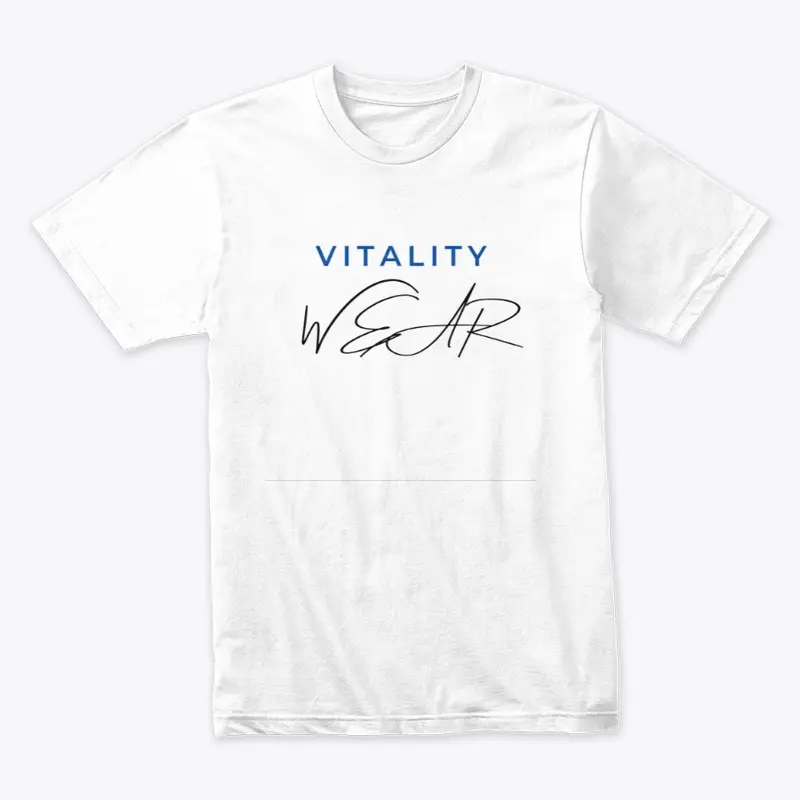 Vitality Wear White T-Shirt