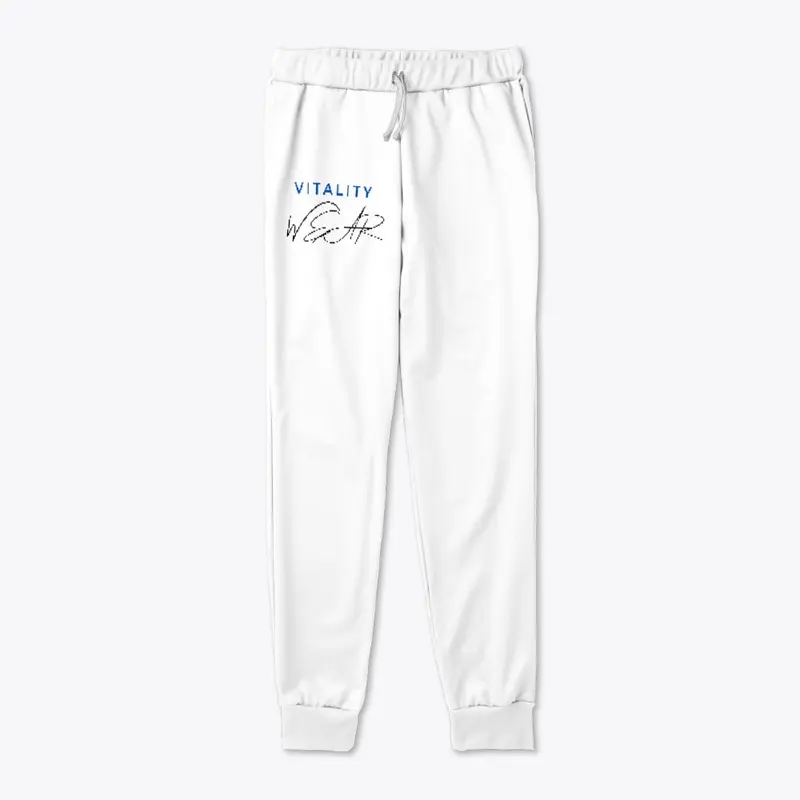 Vitality Wear White Joggers