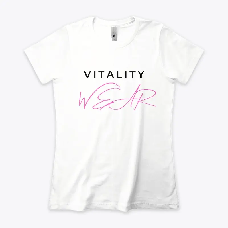 Vitality Wear Womens Leggings Pink/WHITE